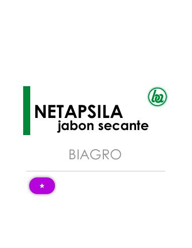 NETAPSILA (JABON SECANTE)
